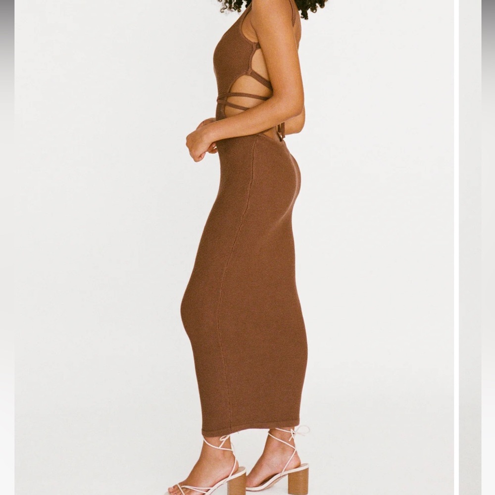 Sabo skirt London Knit Dress - Chocolate